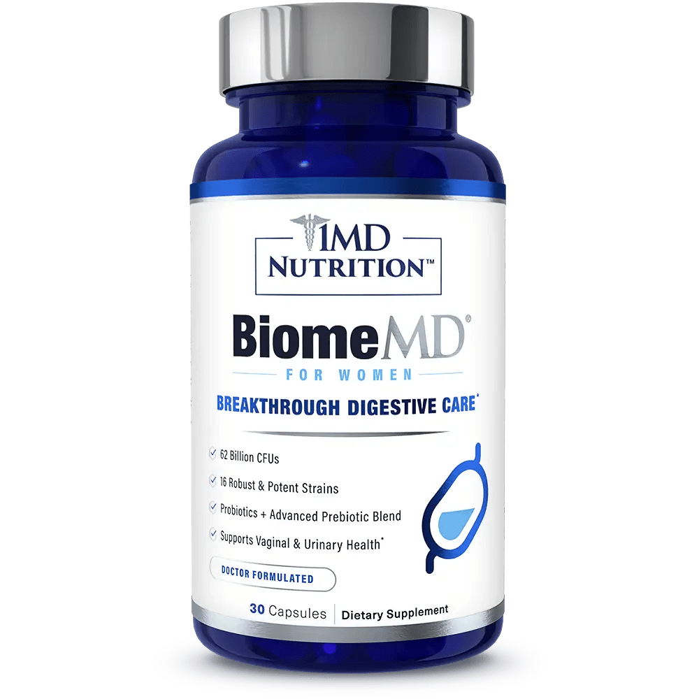 1MD Nutrition BiomeMD for Women bottle render